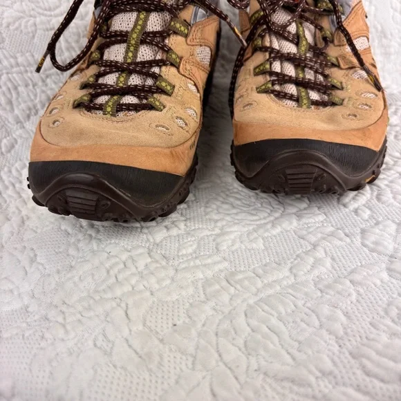 Merrell Chameleon Arc Ventilator Hiking Shoes Tan Lime Sz 8 Women’s - Picture 5 of 11